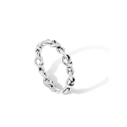 exdas Ring Ringe Damen Bijouterie Herren Vintage Medaillons Geknotete Herzringe Für Frauen, Freundin, Party, Größenverstellbar Vrs4102 von exdas