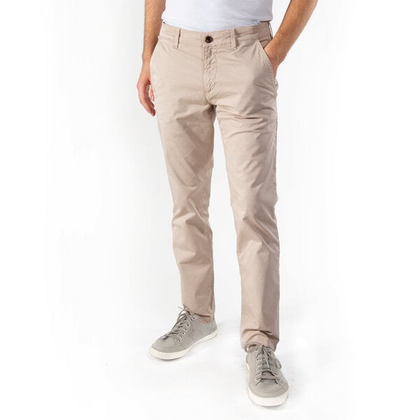 fairjeans Chino in Farbe Sand aus Bio-Baumwolle, faire Hose, GOTS von fairjeans