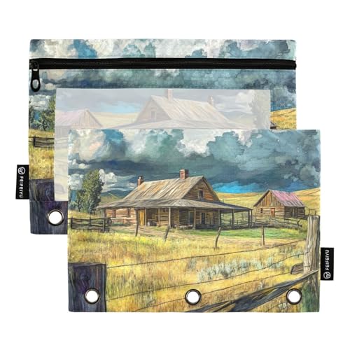 Cowboy Ranch Montana Cloud Binder Pocket Kunststoff Binder Taschen für 3 Ringe Ordner mit drei Ringen für Studenten Ofhce Supplies Cowboy Ranch Montana Cloud Binder Pocket Kunststoff Binder Taschen für 3 Ringe Ordner mit drei Ringen für Studenten Ofhce Supplies von famyily