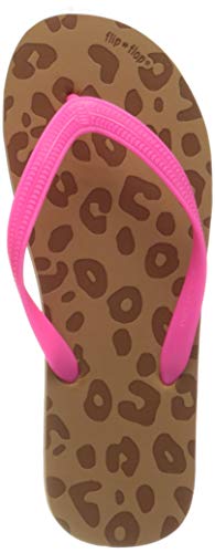 flip*flop Originals Animal Luxe Damen Zehentrenner, Braun (toast/neon pink 8008), 38 EU von flip*flop