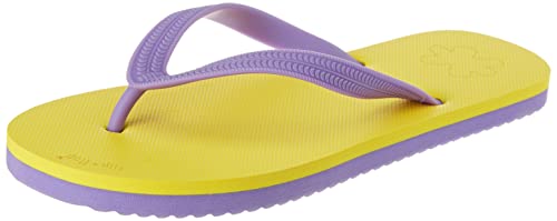 flip*flop Unisex originalscolor Block, Yellow/Grape, 42 EU von flip*flop