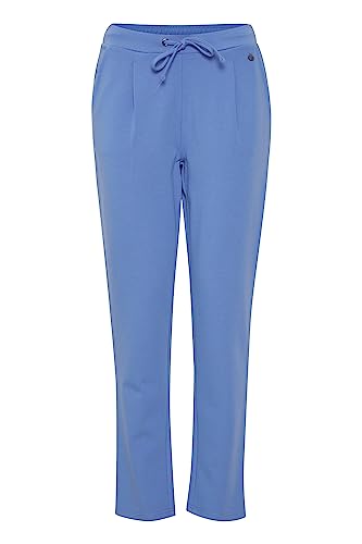 fransa FRZASTRETCH Damen Stoffhose Chinohose Sweatpants Relaxhose mit Stretch und Kordeln Eingrifftaschen Regular Fit, Größe:M, Farbe:Ultramarine (174037) von fransa