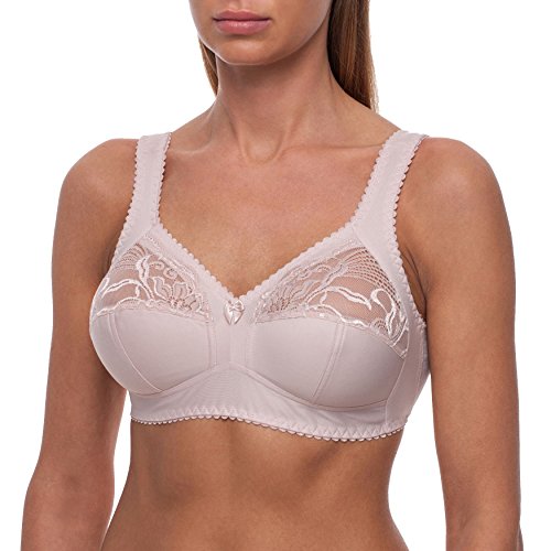 frugue Damen BH ohne Bügel Minimizer Große Größen Beige EU 100C von frugue