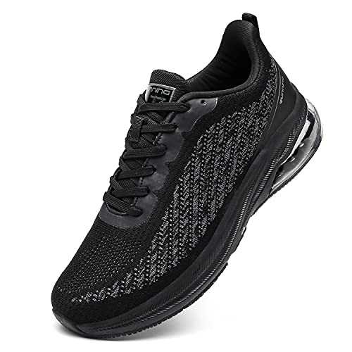 frysen Herren Damen Sportschuhe Fitness Schuhe Running Sneaker Sport Sneakers Laufschuhe Trekkingschuhe.Black37 von frysen