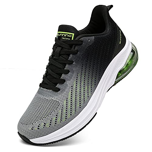 frysen Herren Damen Sportschuhe Fitness Schuhe Running Sneaker Sport Sneakers Laufschuhe Trekkingschuhe.Green white38 von frysen