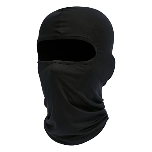 fuinloth Sturmhauben, Gesichtshaube, Skimaske, Hals Gaiter, UV-Schutz, Motorrad- und Fahrrad-Gesichtsmaske, Balaclavas für Herren/Damen Schwarz von fuinloth