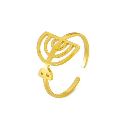fycouyee Ornament durchbrochener Kerzenständer Stil Öffnung verstellbarer Ring aus Edelstahl fycouyee Ornament durchbrochener Kerzenständer Stil Öffnung verstellbarer Ring aus Edelstahl von fycouyee