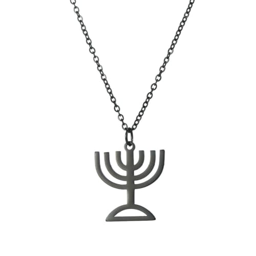 fycouyee hohle vereinfachte hohle Kerzenständer Anhänger Ornament Edelstahl Halskette fycouyee hohle vereinfachte hohle Kerzenständer Anhänger Ornament Edelstahl Halskette von fycouyee