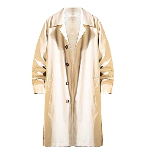 Herbst Trenchcoat Fur Herren,Lang Windjacke Mit Knopfleiste,Einfarbig Casual üBergangsjacke Mantel,Leichter Revers Herbst Winter Jacke,DüNne Softshelljacke,Winddicht Outdoorjacke,Windbreaker Herbst Trenchcoat Fur Herren,Lang Windjacke Mit Knopfleiste,Einfarbig Casual üBergangsjacke Mantel,Leichter Revers Herbst Winter Jacke,DüNne Softshelljacke,Winddicht Outdoorjacke,Windbreaker von generisch