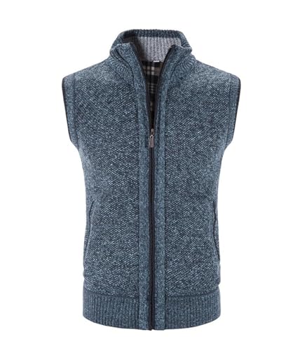 generisch Strickjacke Herren, Herren mit Stehkragen Fleece-Fütterung Ärmellose Strickjacke Pullunder Strickweste mit Reißverschluss Dicker Gilet Winterweste für warme Weste Outdoor Freizeitweste L generisch Strickjacke Herren, Herren mit Stehkragen Fleece-Fütterung Ärmellose Strickjacke Pullunder Strickweste mit Reißverschluss Dicker Gilet Winterweste für warme Weste Outdoor Freizeitweste L von generisch