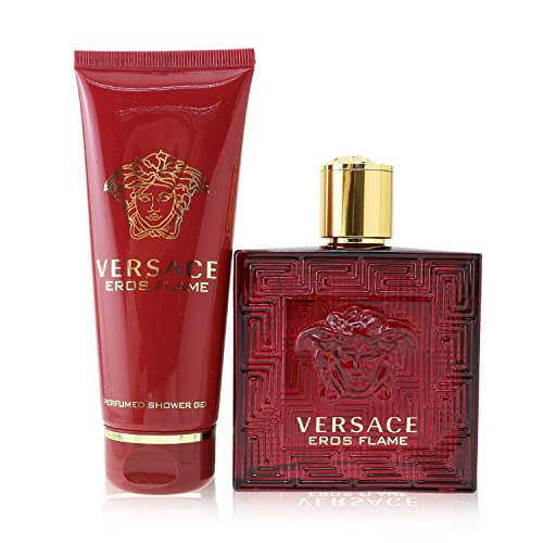 Eros Flame Set (homme/man Eau de Parfum,100ml+Shower gel,100ml) von gianni versace