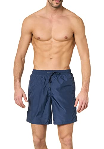 goldenpoint Badeanzug Herren Boxershorts Einfarbig, Farbe Blau, Größe M von goldenpoint