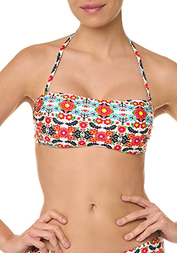 goldenpoint Bikini Damen Badeanzug Push-up-Bandeau-BH Carmen, Farbe Mehrfarbig, Größe 80 von goldenpoint