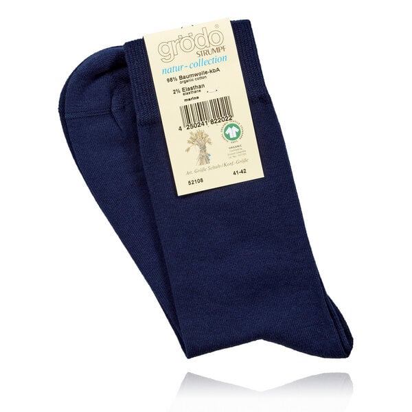 grödo marineblaue Herrensocken (3er Pack) von grödo