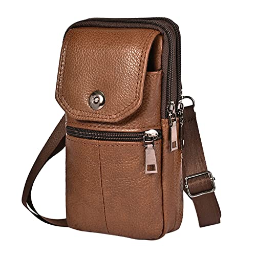 Benutzerdefinierte Brieftaschen für Frauen Männer Taille Tasche Handytasche Schnalle Leder Outdoor Sport Umhängetasche Geldbörse Crossbody Tasche Multi Brieftasche von hahuha