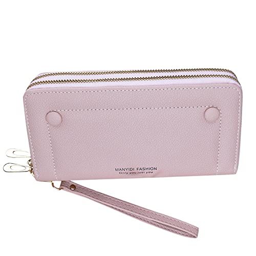 Brieftaschen für Teen Jungen Mode Frauen Lange Brieftasche Kunstleder Frauen Offene Geldbörse Mehrere Kartenfächer Clutch Bag Erweitern Dateien & Brieftaschen von hahuha