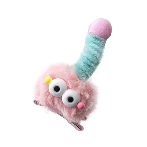 harayaa Clip Haarnadeln Haarspange Plüsch Monster Geschenke Haarschmuck Haarspangen Entenschnabel Clips für Mädchen, Frauen, Erwachsene, Jungen, Rosa von harayaa