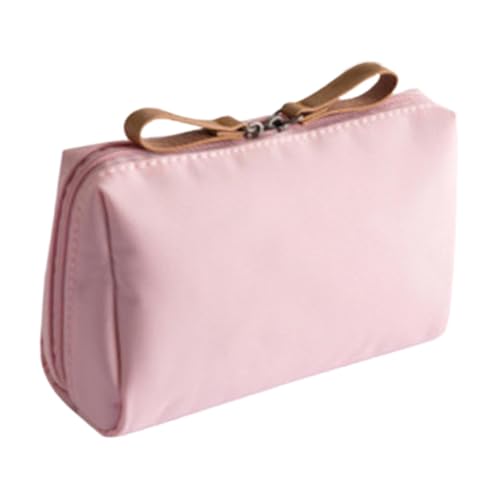 harayaa Make-up-Tasche, Reise-Kulturbeutel-Organizer, wasserabweisender Organizer, Aufbewahrungstasche, Reisekosmetik-Aufbewahrungstasche für Kosmetik für, ROSA, groß von harayaa