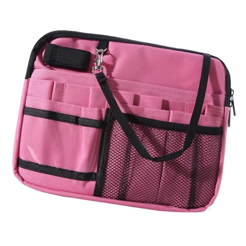 harayaa Robuste Krankenschwester Gürteltasche mit Mehreren Fächern, Krankenschwester Taillen Organizer, Gürtel, Stilltasche, Rosa von harayaa