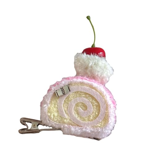 harayaa Süße Haarspange, Kuchenform, Plüsch-Dessert-Clip für Frauen, Mädchen, Style F harayaa Süße Haarspange, Kuchenform, Plüsch-Dessert-Clip für Frauen, Mädchen, Style F von harayaa