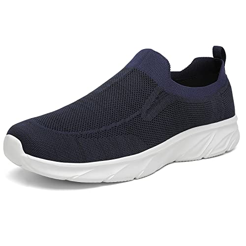 hecodi Herren Laufschuhe Gehen Leichte Sport Mode Sneaker Bequeme Atmungsaktive Casual Sneaker Schwarz (Blau2243, Adult, Men, Numeric_42, Numeric, eu_Footwear_Size_System, medium) von hecodi