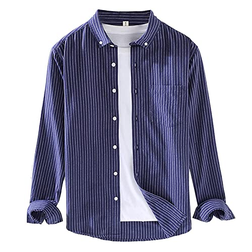 hehiy Herren Baumwolle Leinenhemd Herbst Winter Hemd Langarm Regular Fit Freizeithemd Shirts Leinenhemd+Herren Freizeithemden FüR Herren Langarm Camel Herren Hemd Slim Fit Langarm GrüN von hehiy