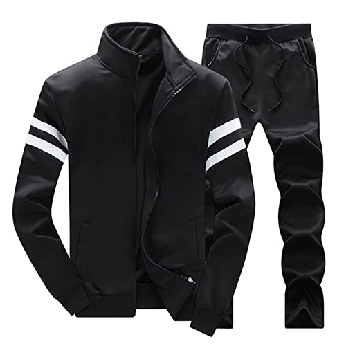 hehiy Jogginganzug Herren Trainingsanzug Tracksuit Men Hausanzug Herren Baumwolle Winter Sportsachen Herren Fitness Set von hehiy