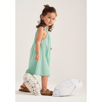 hessnatur Baby Kleid Regular aus Bio-Baumwolle mit Leinen - grün - Größe 62/68 hessnatur Baby Kleid Regular aus Bio-Baumwolle mit Leinen - grün - Größe 62/68 von hessnatur