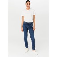 hessnatur Damen Jeans LINA Mid Rise Skinny aus Bio-Denim - blau - Größe 26/30 von hessnatur
