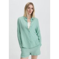 hessnatur Damen Musselin Shirt Oversize PURE COMFORT aus Bio-Baumwolle - grün - Größe 42 hessnatur Damen Musselin Shirt Oversize PURE COMFORT aus Bio-Baumwolle - grün - Größe 42 von hessnatur