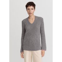 hessnatur Damen Pullover Relaxed aus Bio-Baumwolle mit Bio-Merinowolle - grün - Größe XS hessnatur Damen Pullover Relaxed aus Bio-Baumwolle mit Bio-Merinowolle - grün - Größe XS von hessnatur