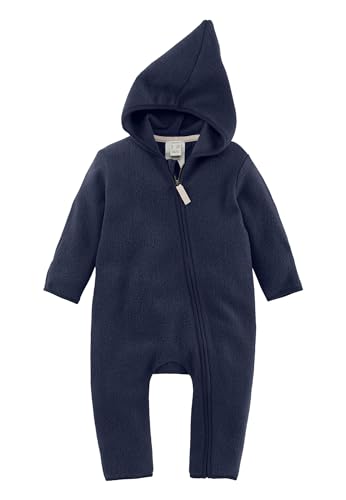 hessnatur Fleece-Overall Mädchen und Jungen Unisex aus Reiner Bio-Baumwolle | nachhaltig und fair hergestellt (Fair Wear Foundation) von hessnatur