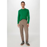 hessnatur Herren Jersey-Hose TINO Regular aus Bio-Baumwolle - braun - Größe 50 von hessnatur