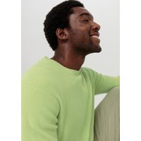 hessnatur Herren Pullover Regular aus Bio-Baumwolle - grün - Größe 54 von hessnatur