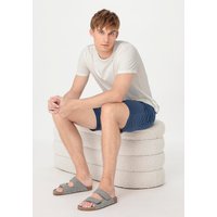 hessnatur Herren Pyjama Regular PURE COTTON aus Bio-Baumwolle - weiß - Größe 46 von hessnatur