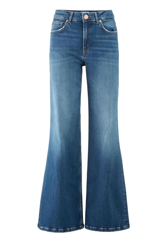 hessnatur Jeans Damen ALVA High Rise Wide Leg aus Bio-Denim | nachhaltig und fair hergestellt (Fair Wear Foundation) von hessnatur