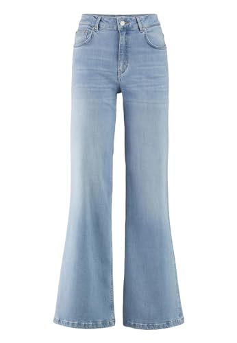 hessnatur Jeans Damen ALVA High Rise Wide Leg aus Bio-Denim | nachhaltig und fair hergestellt (Fair Wear Foundation) von hessnatur