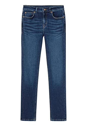 hessnatur Jeans Damen LEA Mid Rise Slim aus Bio-Denim | nachhaltig und fair hergestellt (Fair Wear Foundation) von hessnatur