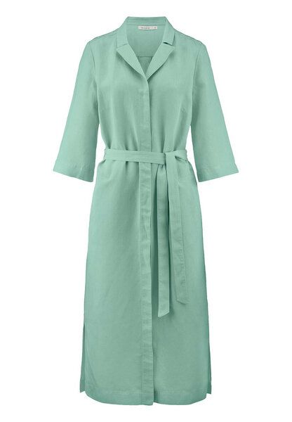 hessnatur Kleid Midi Relaxed aus TENCEL Lyocell mit Leinen hessnatur Kleid Midi Relaxed aus TENCEL Lyocell mit Leinen von hessnatur