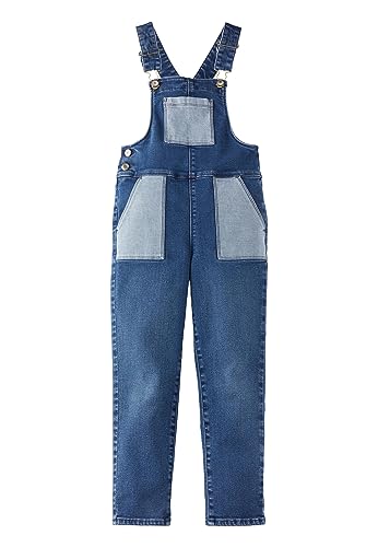 hessnatur Latzhose Mädchen und Jungen unisex BetterRecycling aus Bio-Denim | nachhaltig und fair hergestellt (Fair Wear Foundation) von hessnatur