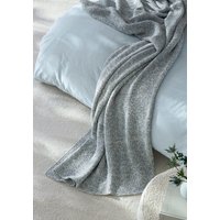 hessnatur Plaid MELO aus Bio-Baumwolle - blau - Größe 130x180 cm hessnatur Plaid MELO aus Bio-Baumwolle - blau - Größe 130x180 cm von hessnatur