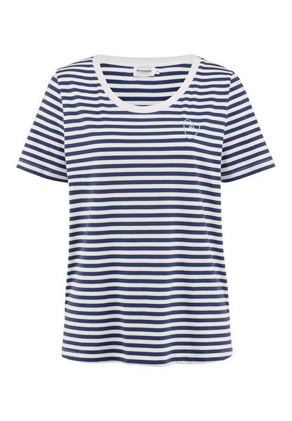hessnatur Streifen T-Shirt Relaxed aus reiner Bio-Baumwolle hessnatur Streifen T-Shirt Relaxed aus reiner Bio-Baumwolle von hessnatur