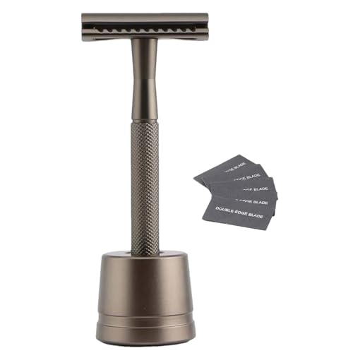 Double Edge, Rasierer für Männer - Doppelschneide-Sicherheitsrasierer Rasiermesser | Metal Supply Rasierer für Männer, Sicherheitsrasierer zum Rasieren, Frauen, reisefreundlich Double Edge, Rasierer für Männer - Doppelschneide-Sicherheitsrasierer Rasiermesser | Metal Supply Rasierer für Männer, Sicherheitsrasierer zum Rasieren, Frauen, reisefreundlich von higyee