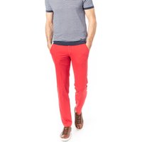 HILTL Herren Chino rot Baumwolle Slim Fit von hiltl