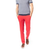 HILTL Herren Chino rot Baumwolle Slim Fit von hiltl