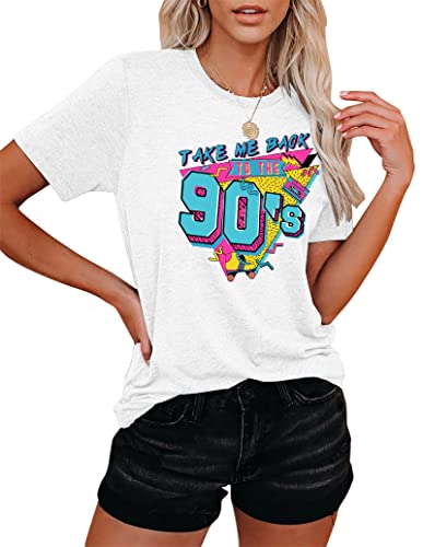 80s Baby 90s Made Me Shirt Damen Vintage Batik 90er Jahre Shirts Lässiges Retro 80er Jahre Nostalgie Shirt Oberteile von hohololo