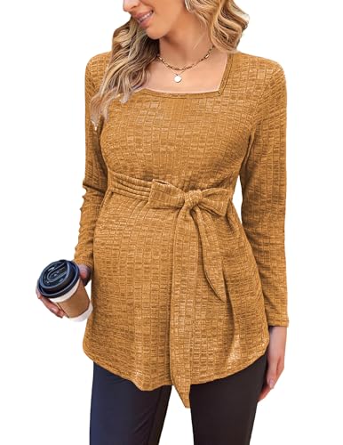 hohololo Umstandspullover Frauen Langarm Schwanger Oberteil Damen Tuniken Gestrickt Schwangerschaft Pullover hohololo Umstandspullover Frauen Langarm Schwanger Oberteil Damen Tuniken Gestrickt Schwangerschaft Pullover von hohololo