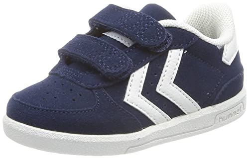 HUMMEL Jungen Unisex Kinder Victory Suede II Sneaker, Navy Peony, 19 EU von hummel