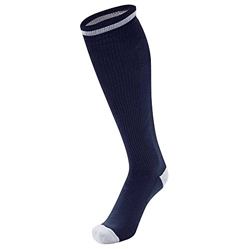 Hummel Sportsocken Elite Indoor Sock High 204044 Navy/White 46-48 von hummel