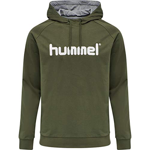 hummel Cotton Kapuzenpullover Hmlgo Multisport Kinder Atmungsaktiv Grape Leaf Größe 176 von hummel